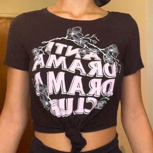 Anti-drama club tie front top